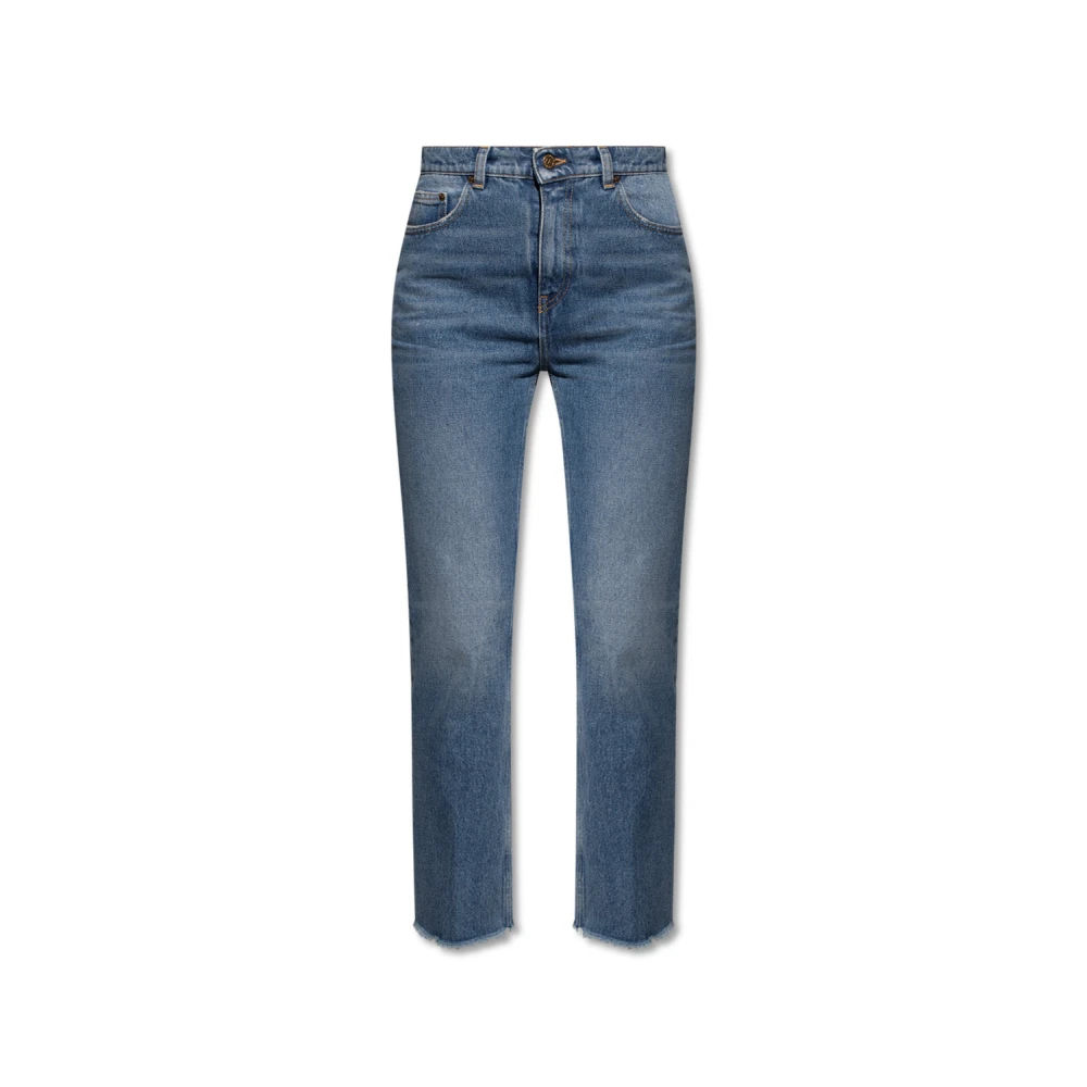 Jeans med høj talje