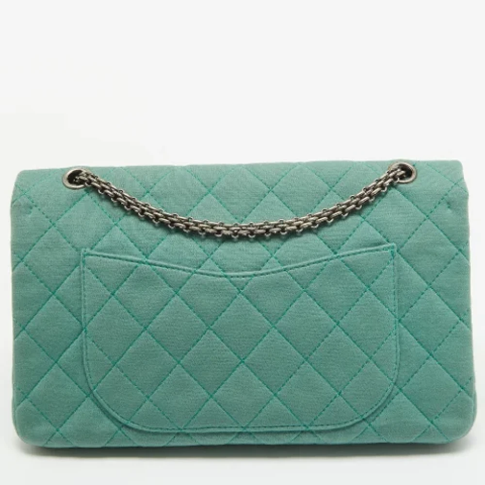Chanel Vintage Pre-owned Fabric chanel-bags Green Dames