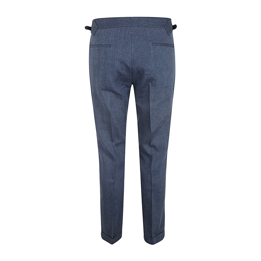 Barba Napoli Blauwe Parma Broek Blue Heren