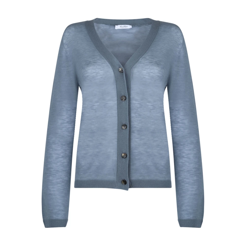 Max Mara Pure Avion Blauwe Trui Blue Dames