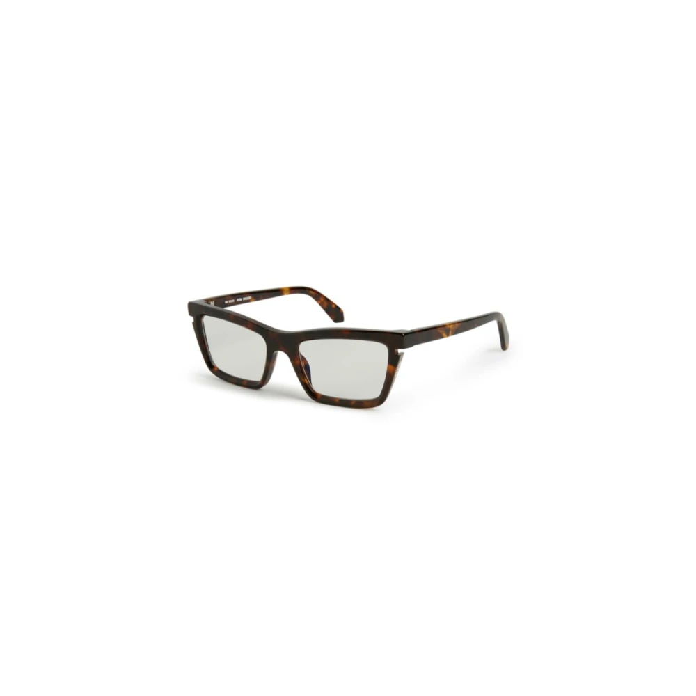 Off White Unisex Brown Glasses, One Size, Stylish Sunglasses