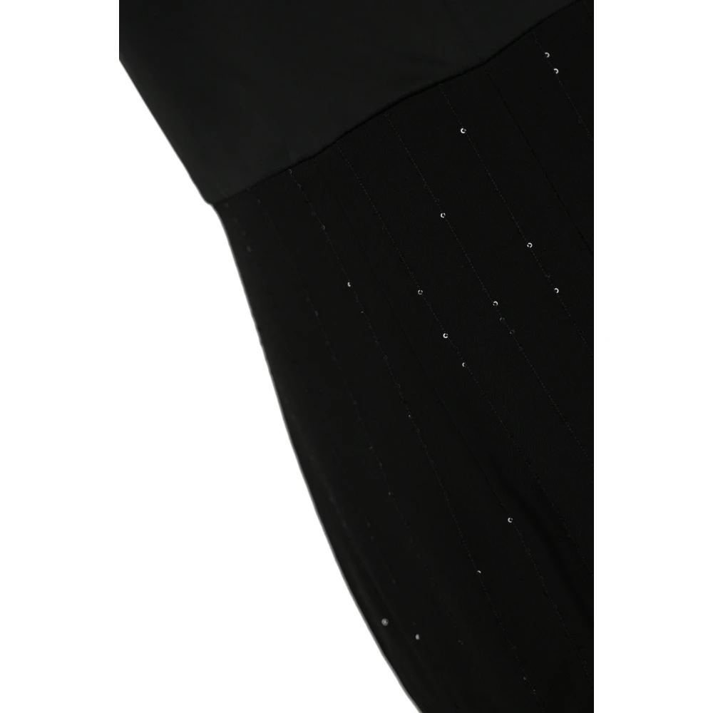 Twinset Zwart Paillet Top en Broek Set Black Dames