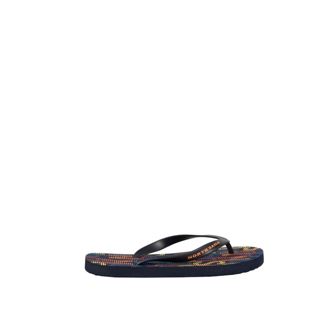 North Sails Mannelijk Blauw Schoenen Heren, 41 Eu, Kleurrijke Patroon Instap Sandalen