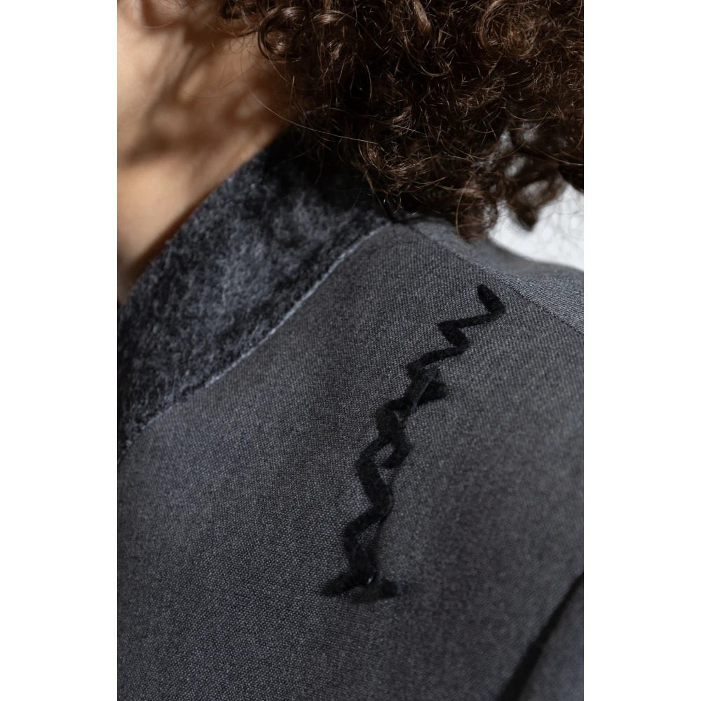 Marni Jas met ruwe spleten Gray Dames