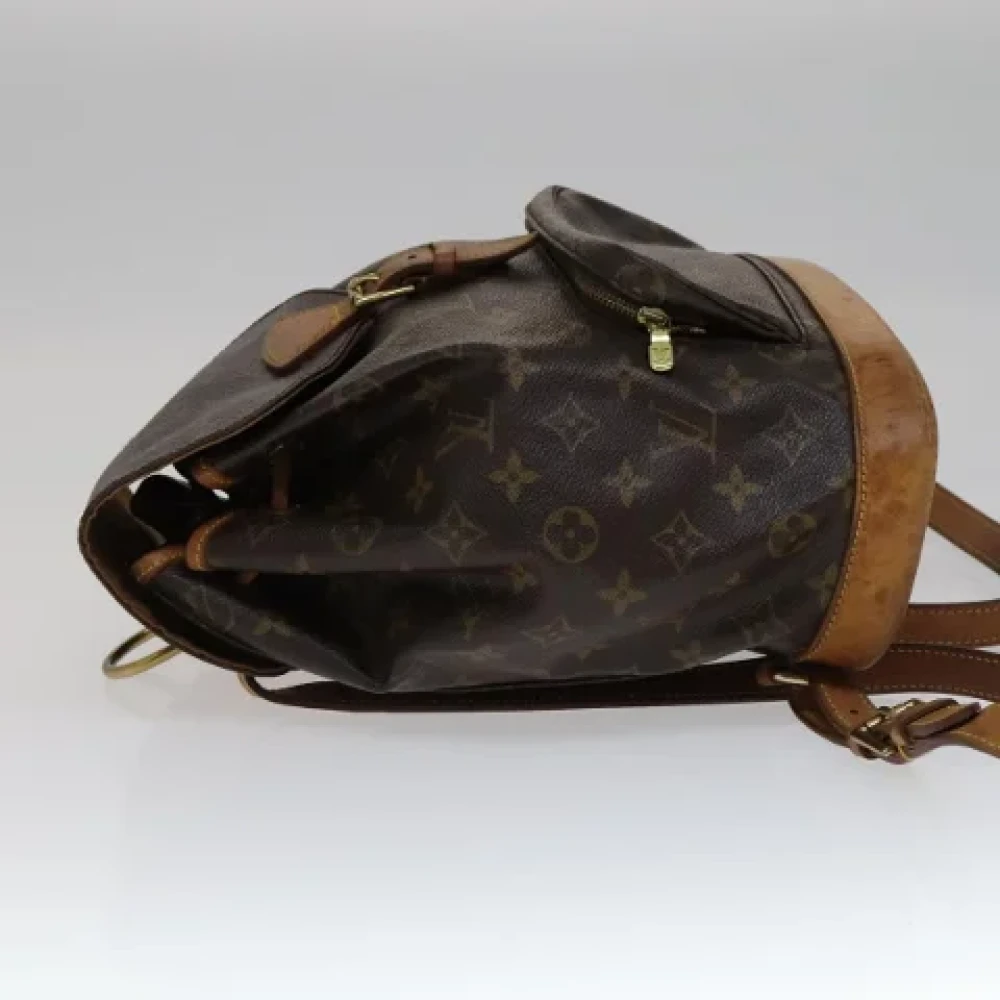 Louis Vuitton Vintage Pre-owned Canvas backpacks Brown Dames