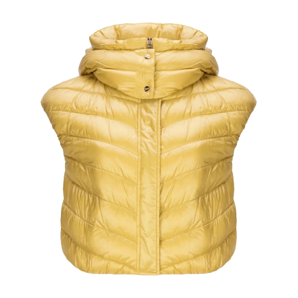 Herno Damen Gelb Daunenweste Jacke
