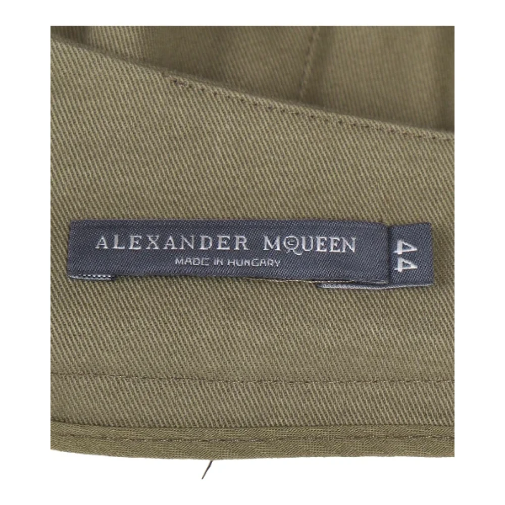 alexander mcqueen Cotton bottoms Green Dames