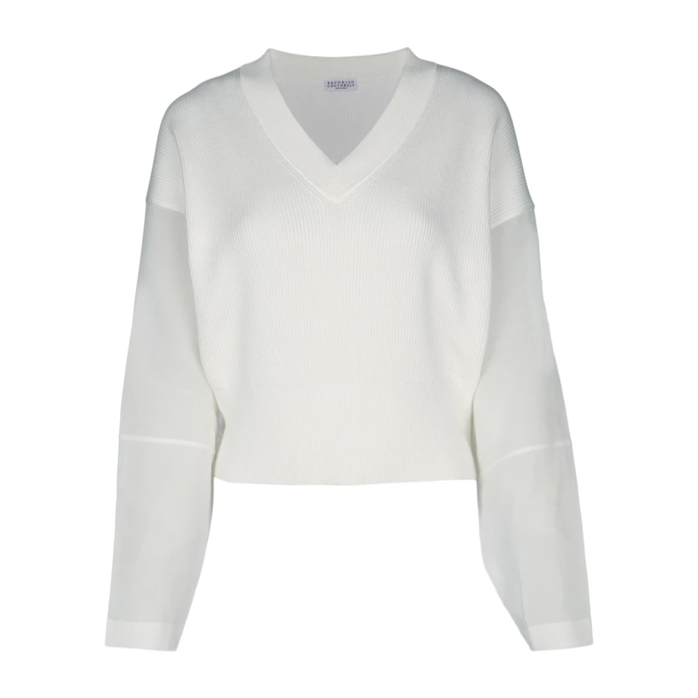 Knitwear > V-neck Knitwear - - Brunello Cucinelli - Modalova