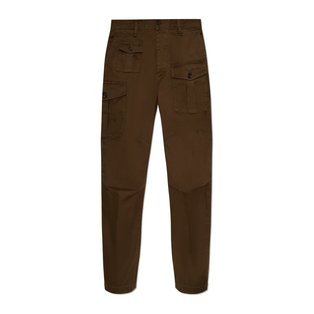 Dsquared2 Broek Cargo Brown Heren