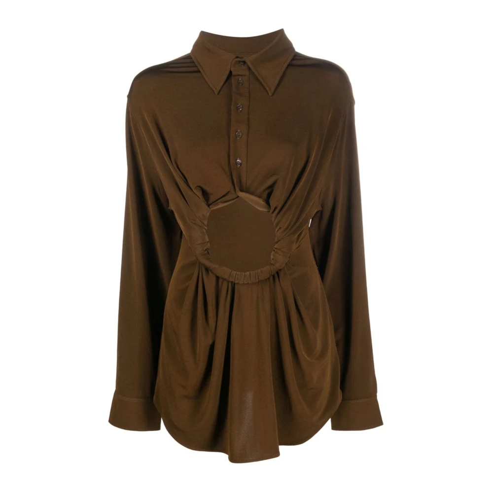 Y Project Blouses & Shirts Brown Dames