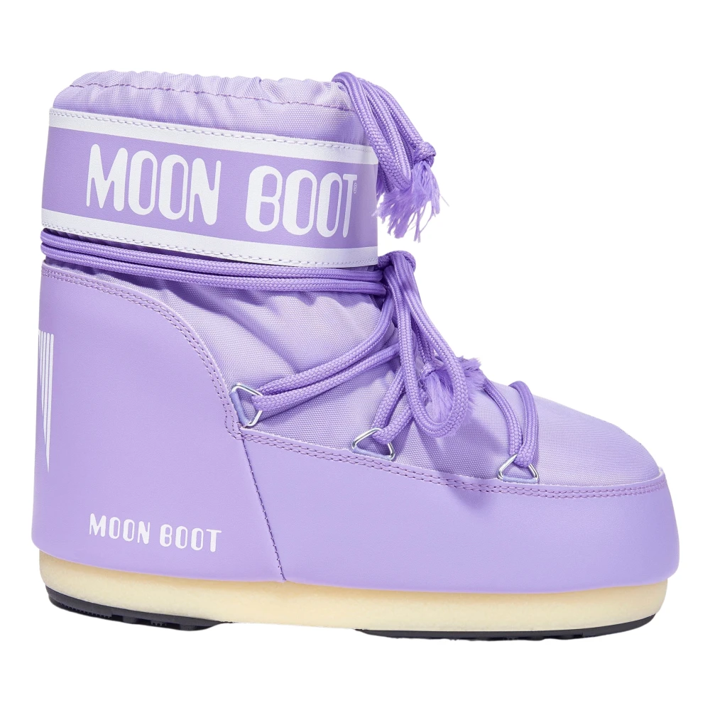 Moon Boot Unisex Kids Purple Icon Low Nylon Snow Boots - Kids Boots - 39 Eu - Kids