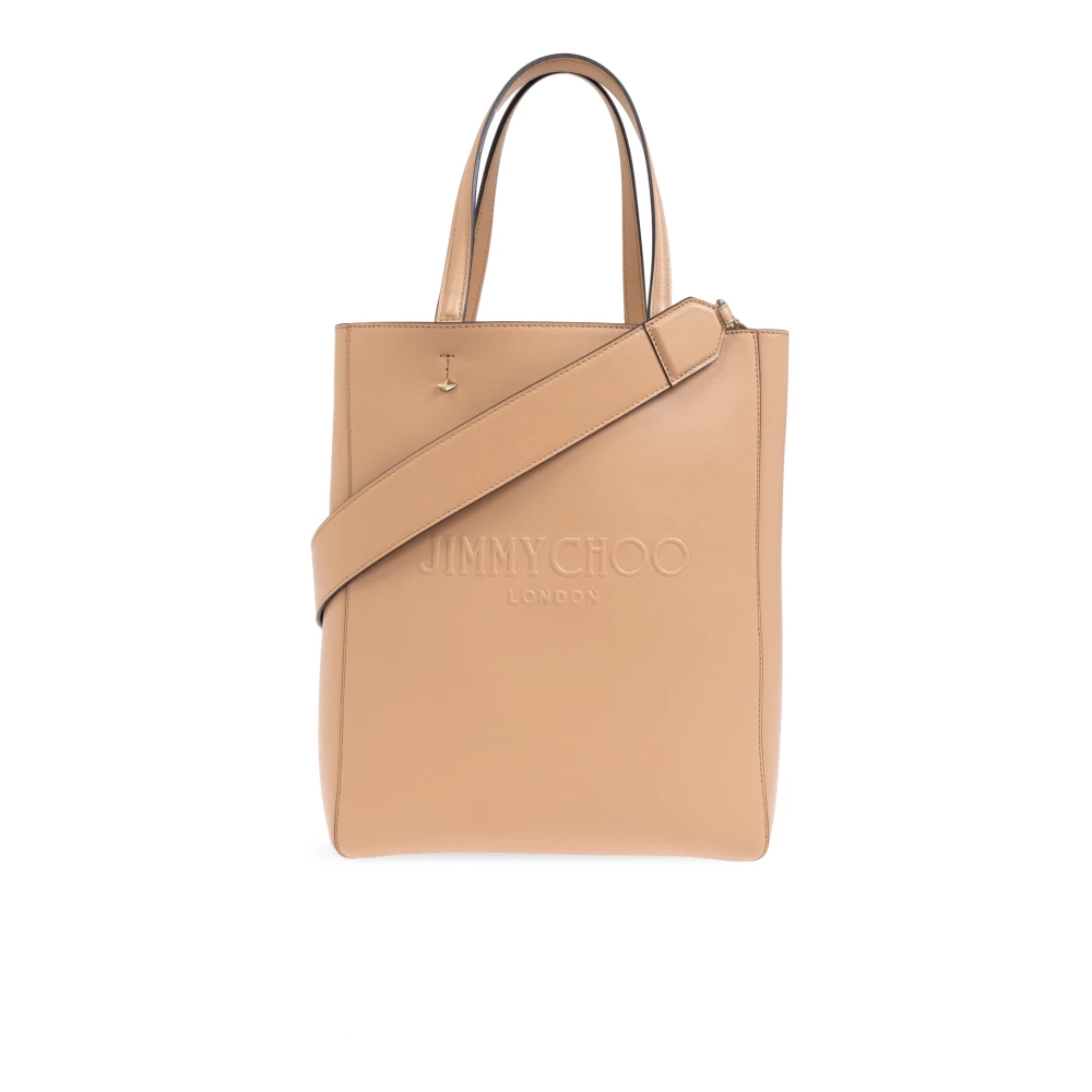 Jimmy Choo Lenny Medium Shopper Tas Brown Dames