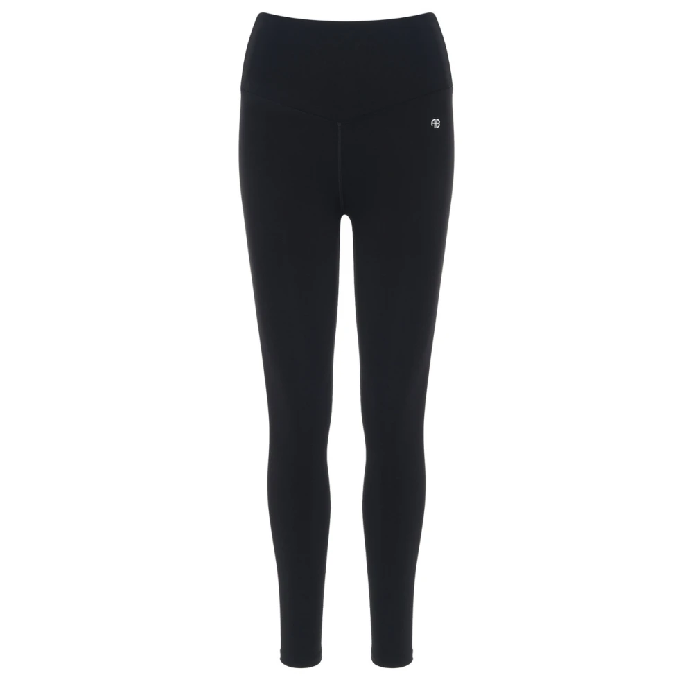 Anine Bing Zwarte Legging Black Dames