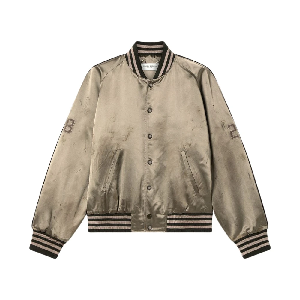 Golden Goose Damen Grün Bomberjacke