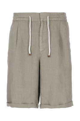 bermuda-en-lin-taupe-pour-homme