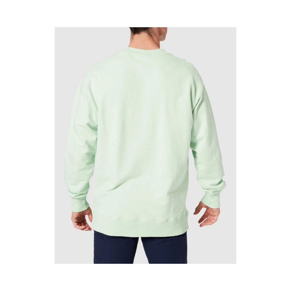 Gant Tonal Logo Sweat C-Neck Pullover Green Heren