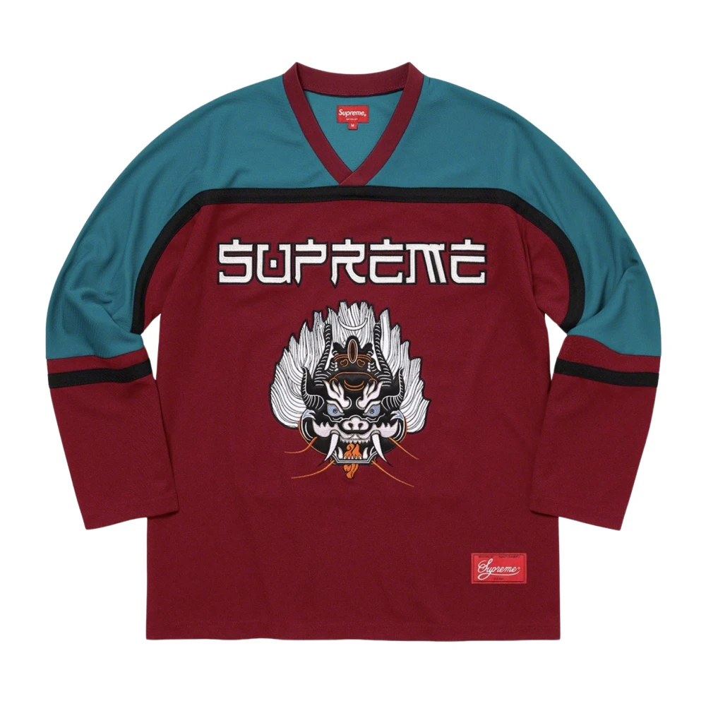 Supreme Limited Edition Demon Hockey Jersey Cardinal Multicolor Heren