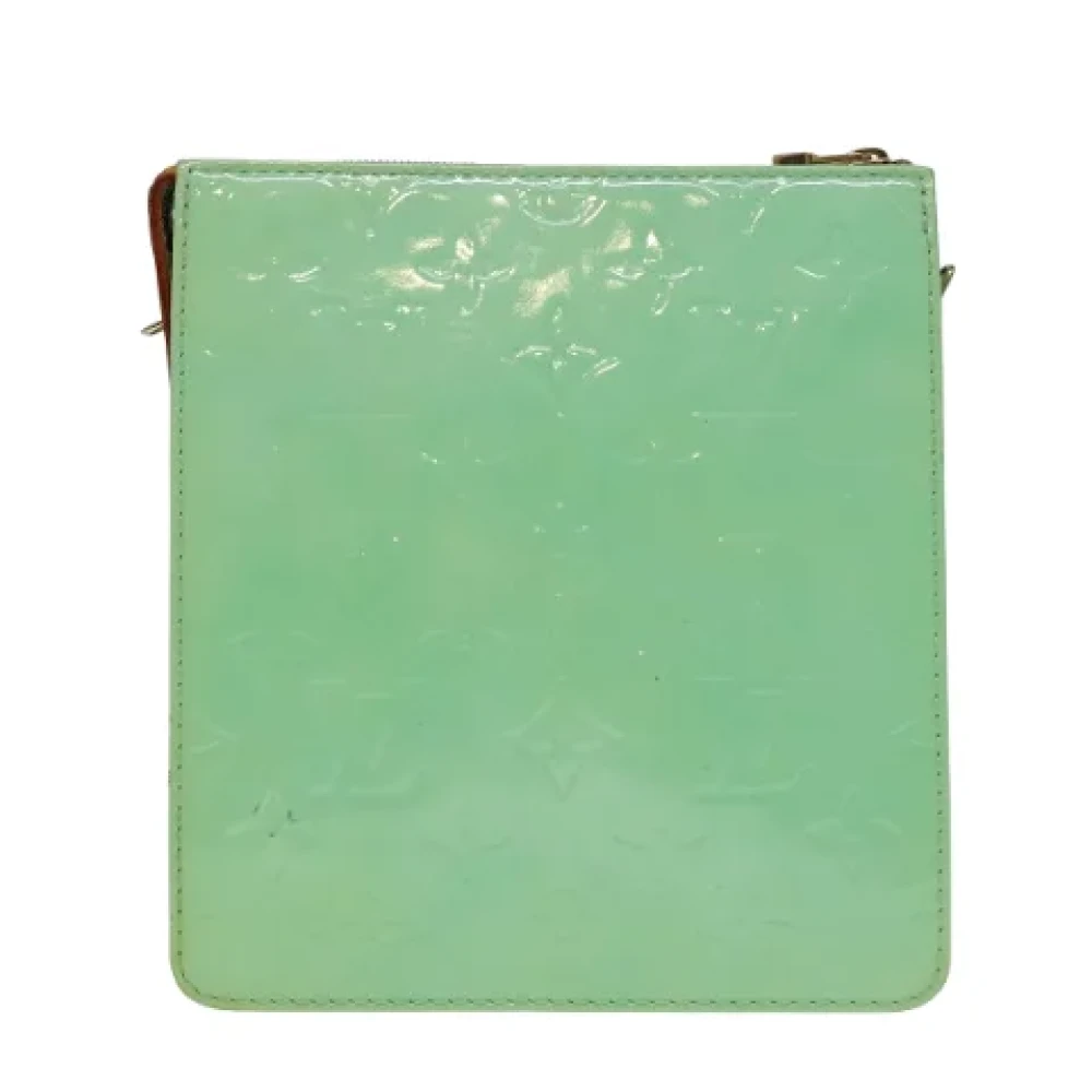 Louis Vuitton Vintage Pre-owned Leather pouches Green Dames