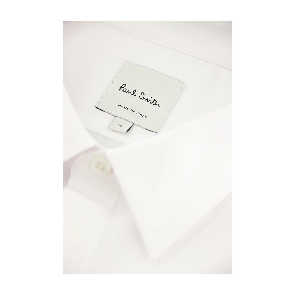 Paul Smith Klassiek Overhemd met Handtekening Strepen White Heren