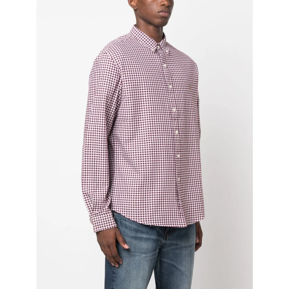 Polo Ralph Lauren Paarse Overhemden voor Mannen Aw24 Purple Heren