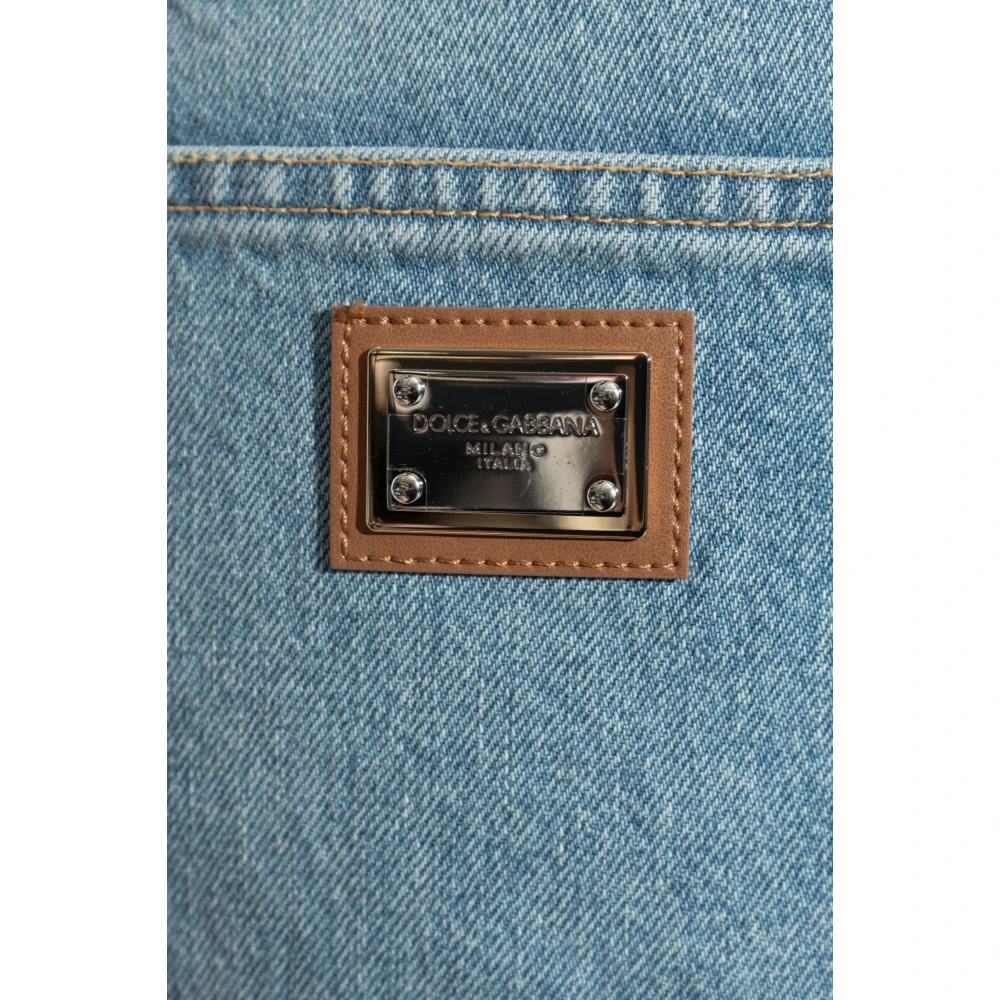 Dolce & Gabbana Jeans met rechte pijpen Blue Dames