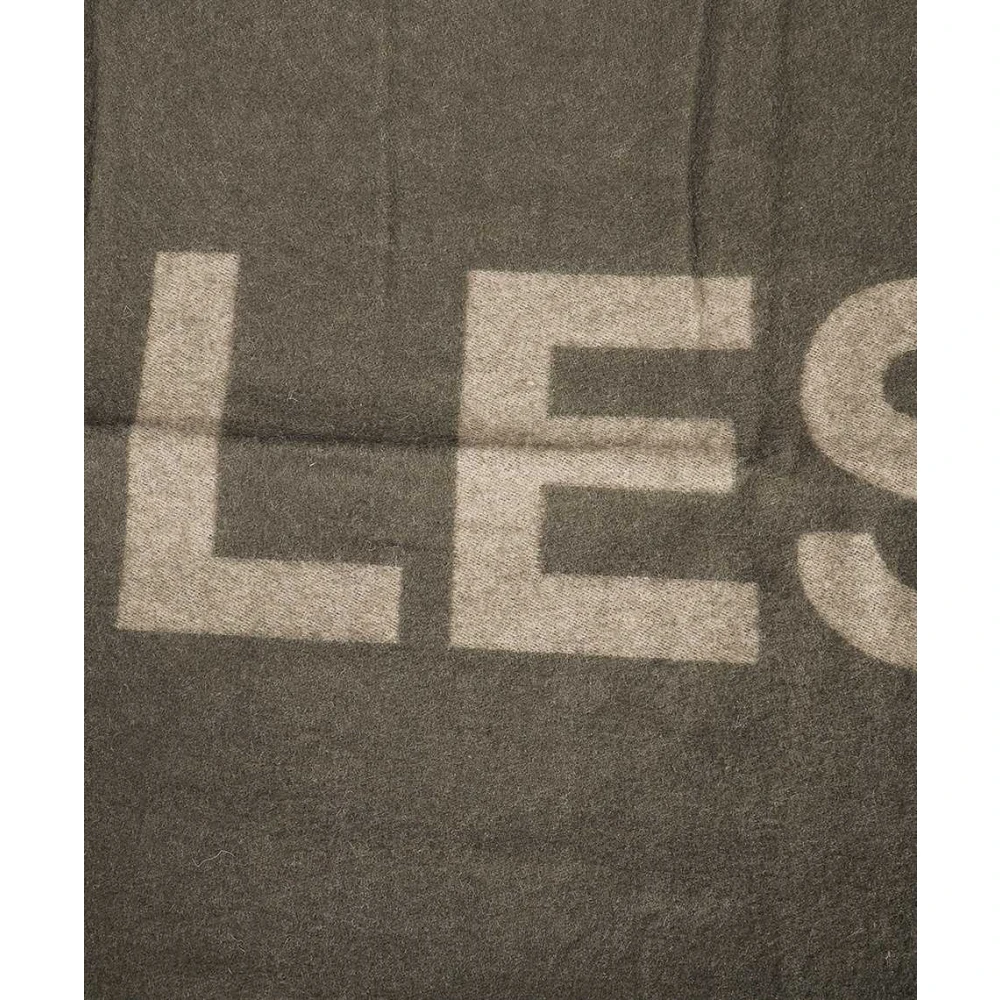 Les Deux Intarsia Wollen Sjaal Green Heren