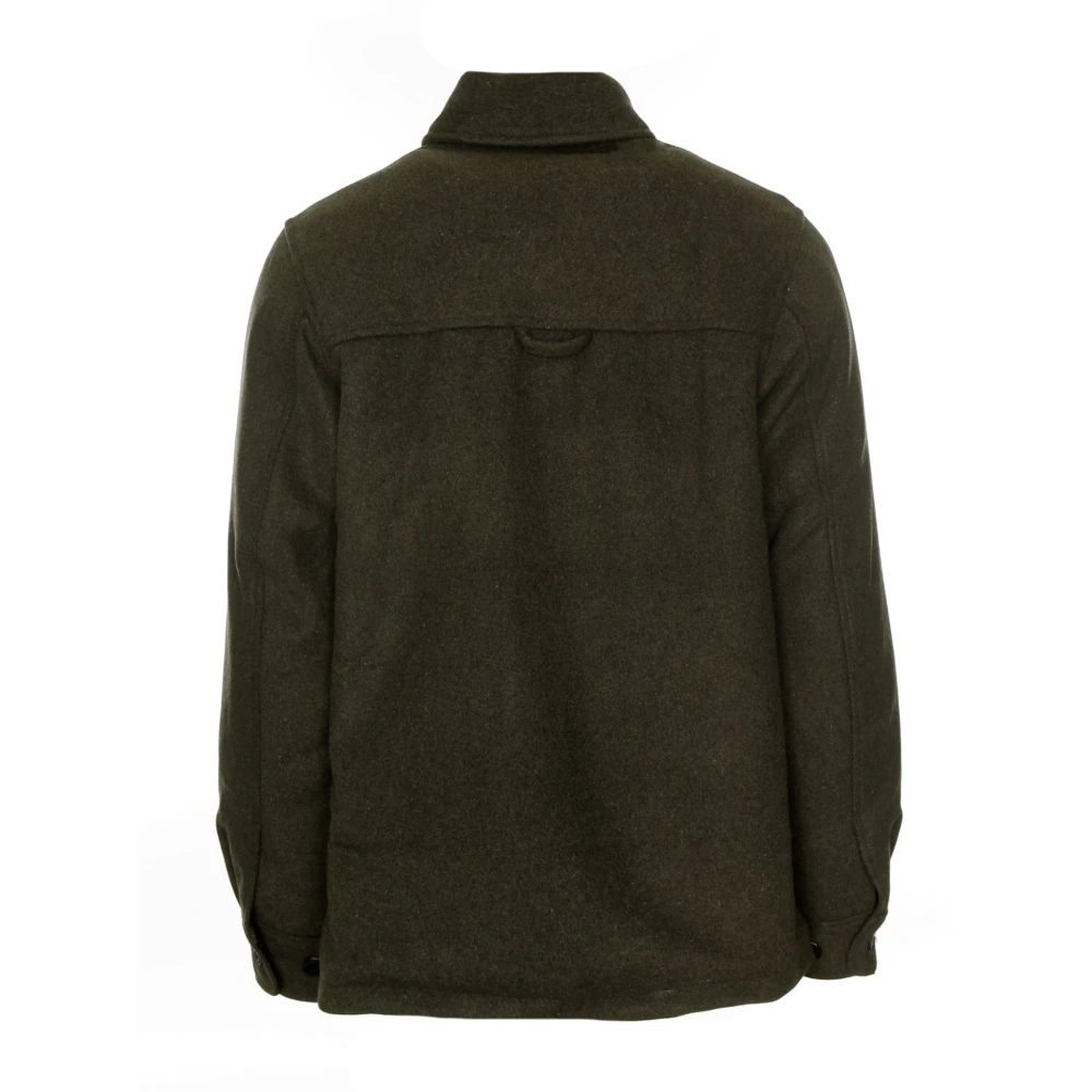 Samsøe Kent Kraag Jas met Thermore Isolatie Green Heren