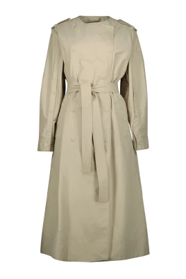 Beige 3-i-1 Trench Coat