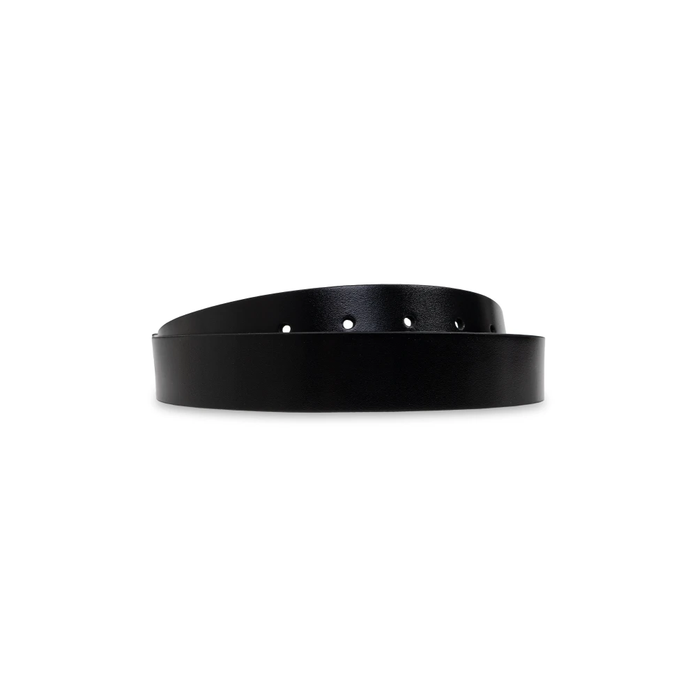 Paul Smith Leren riem Black Heren
