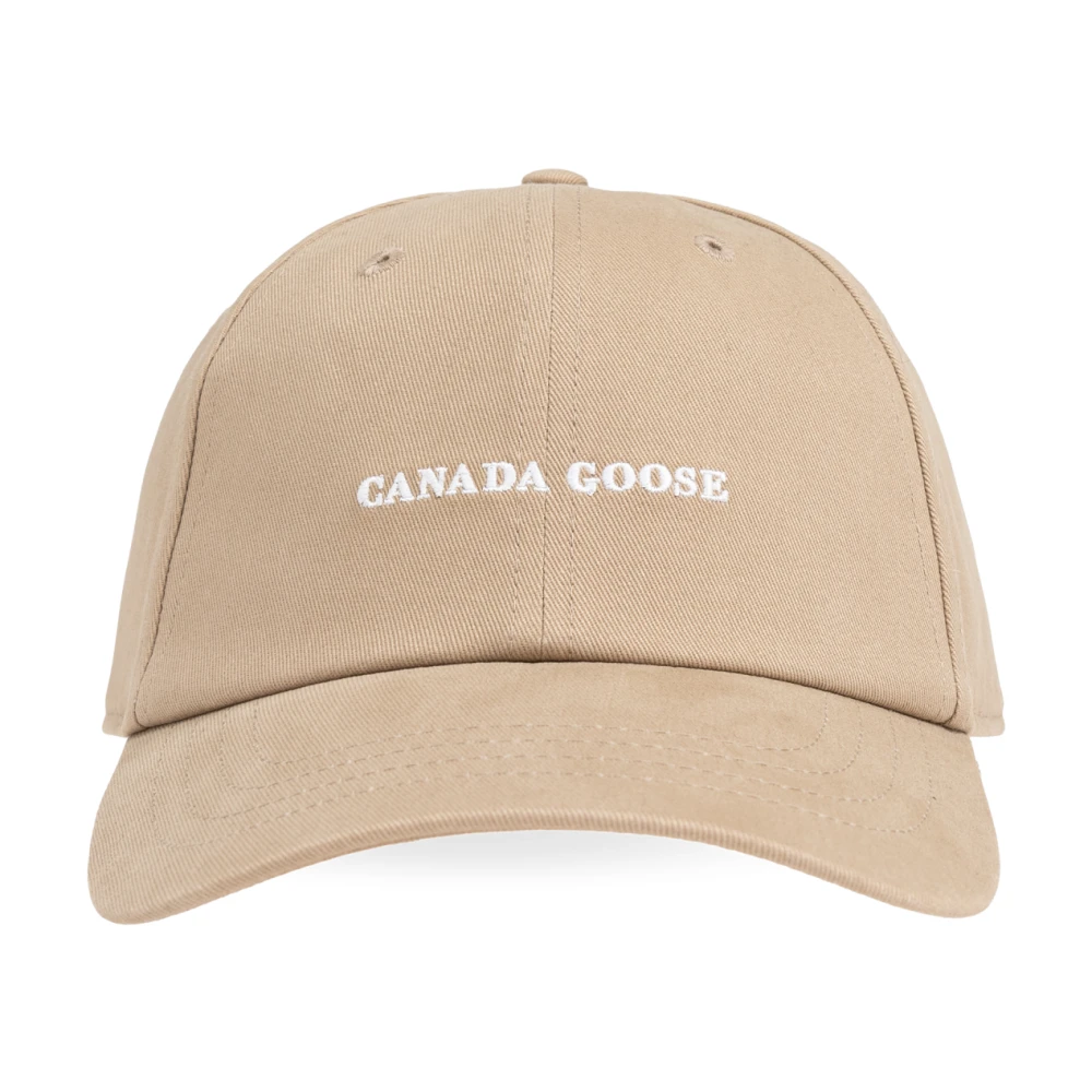 Canada Goose Katoenen pet Beige Unisex