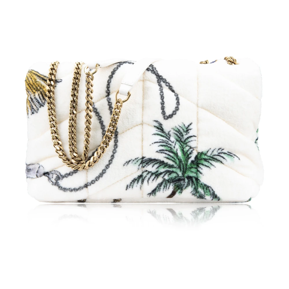 Saint Laurent Gewatteerde Schoudertas Magneetsluiting Multicolor Dames