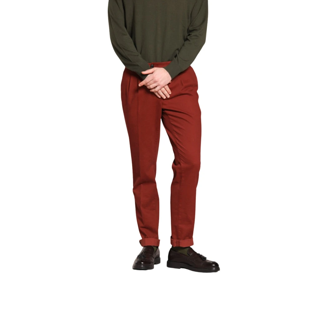 Mason's Hombre Rojo Pantalones, Talla: S