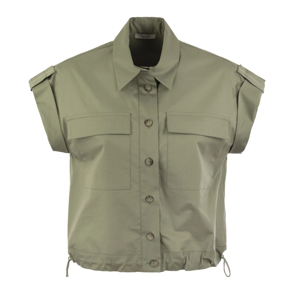 PESERICO Shirts Green Dames