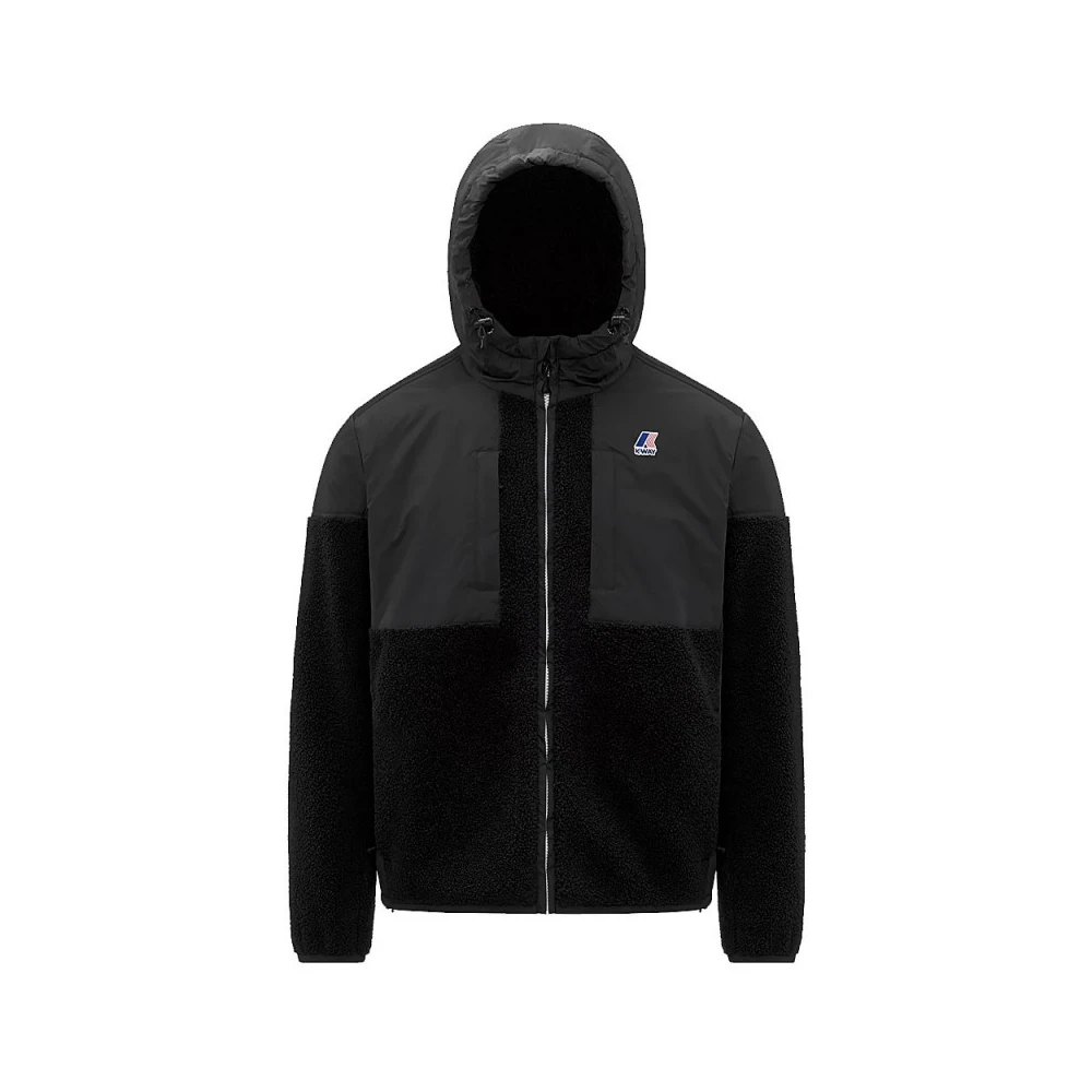 K-Way Samson 4.0 Orsetto Fleece - Male - Winter Jackets - Black - S - Jackets - Image 3