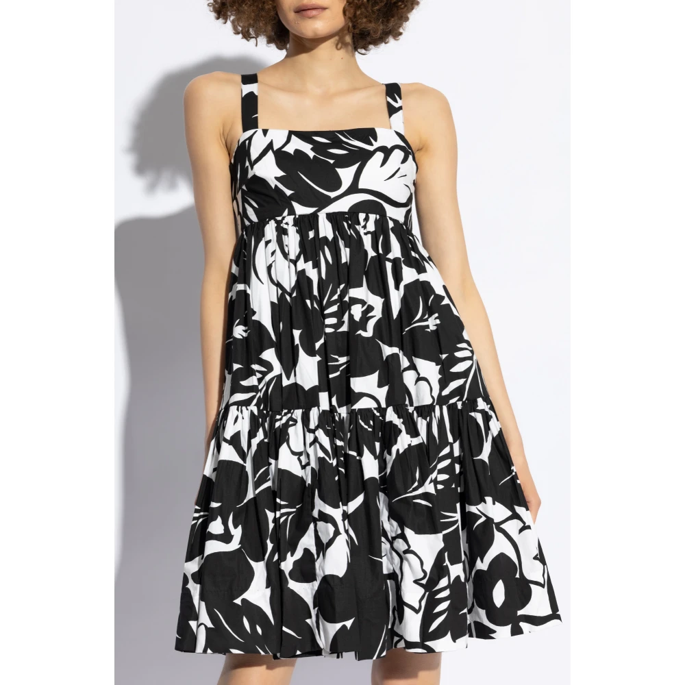 Kate Spade Jurk met bloemmotief Black Dames
