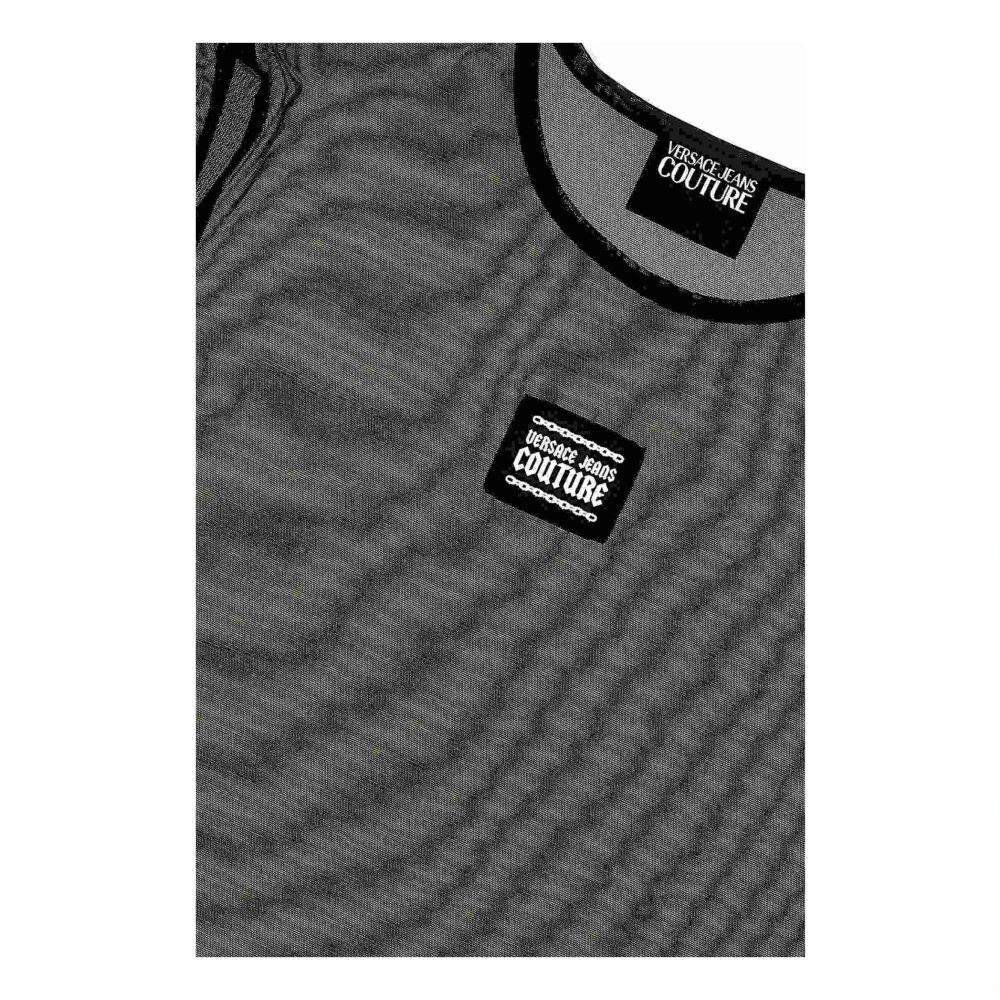 Versace Jeans Couture T-shirts en Polos Black Dames