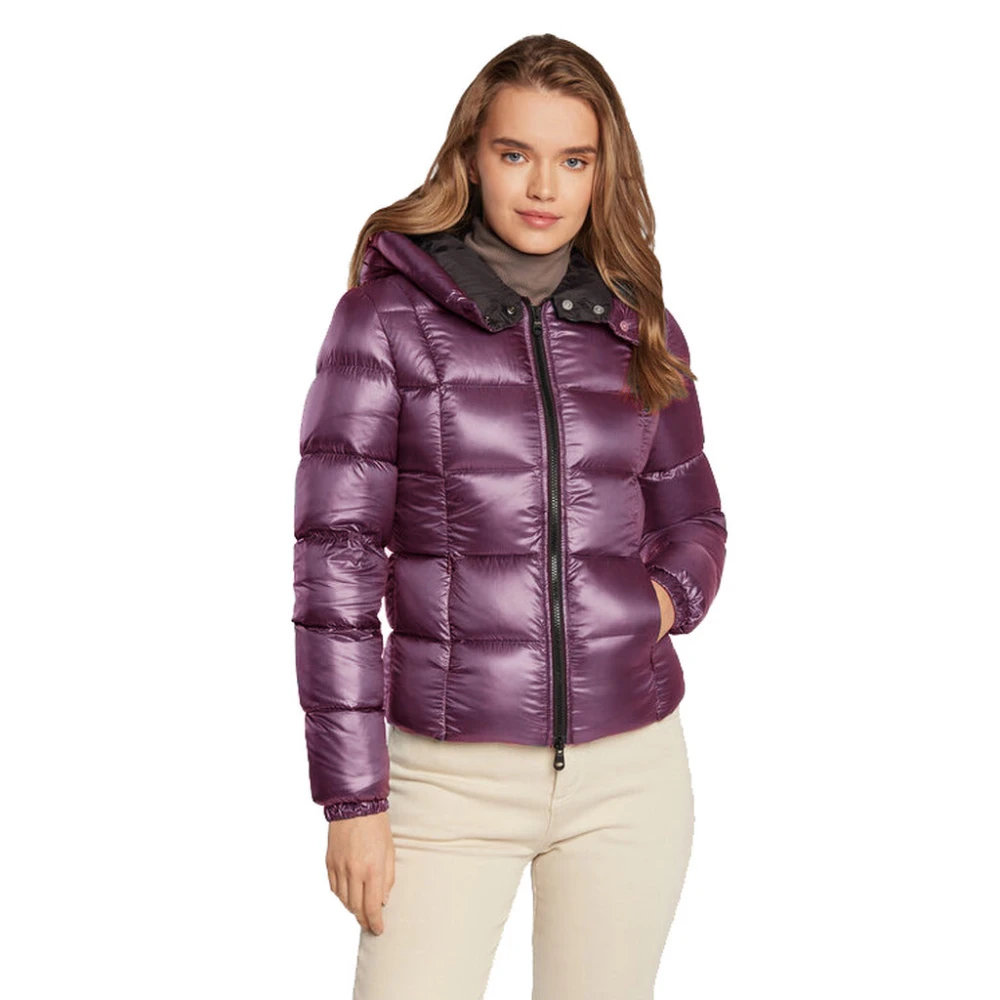 RefrigiWear Lichtpaarse donsjas met rits Purple Dames