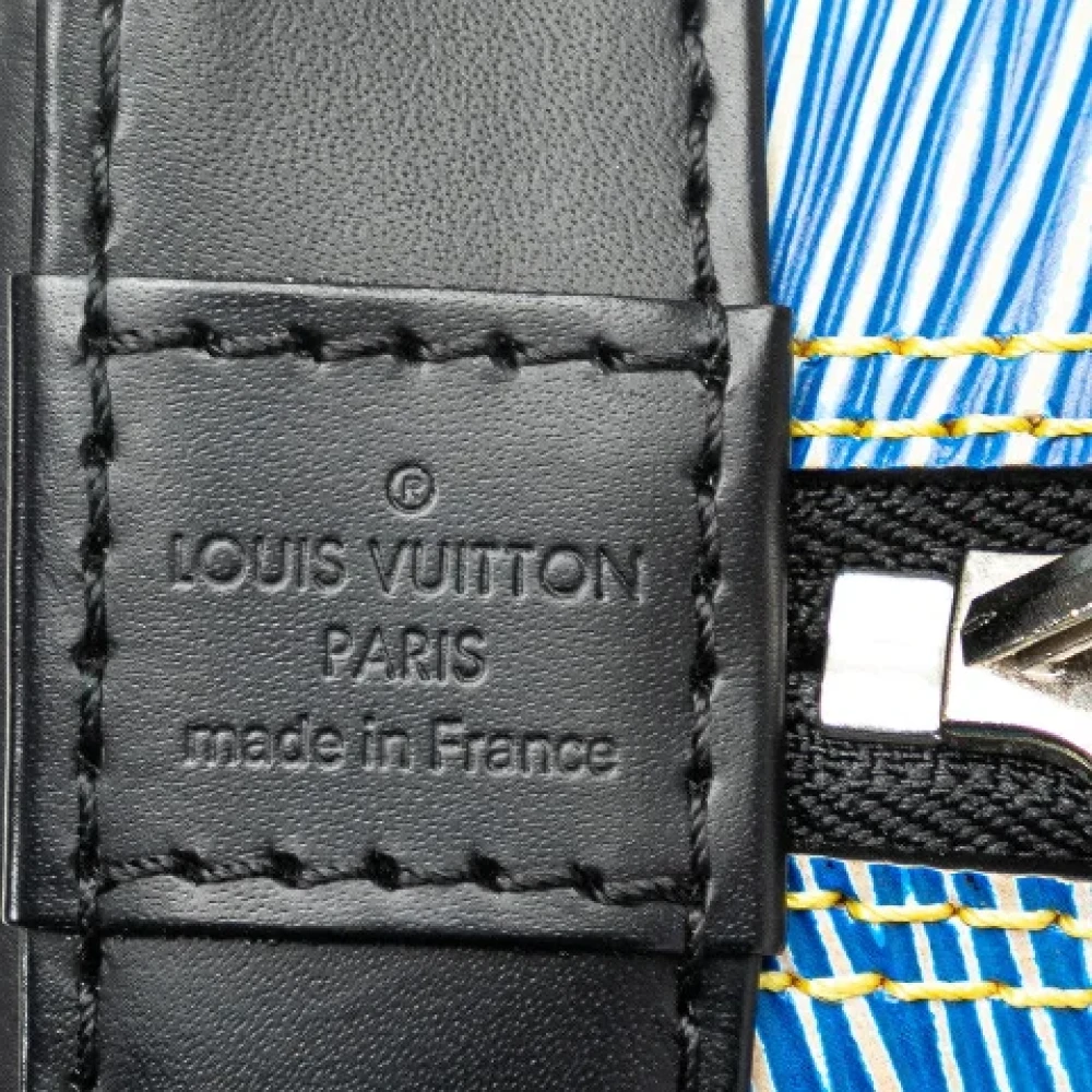 Louis Vuitton Vintage Pre-owned Leather handbags Blue Dames
