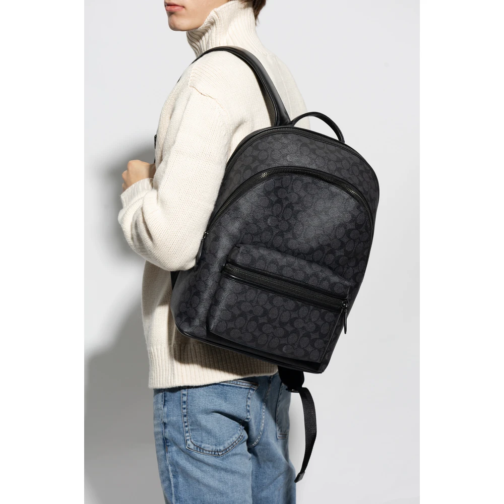 Coach Rugzak met logo Black Heren