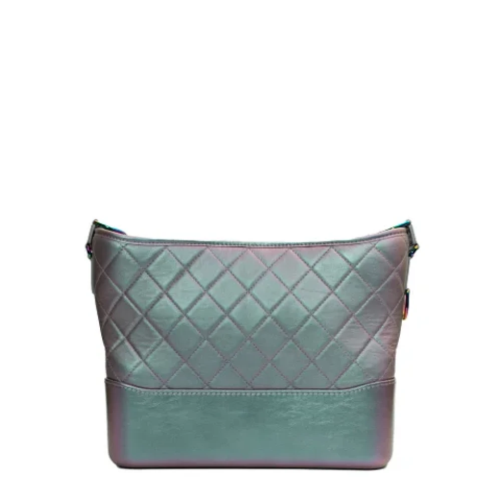 Chanel Vintage Pre-owned Leather chanel-bags Purple Dames