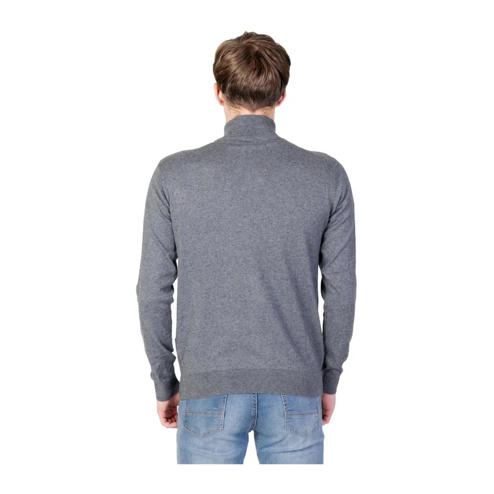 U.s. Polo Assn. Jersey T-shirt Katoenmix Herfst Winter Collectie Gray Heren