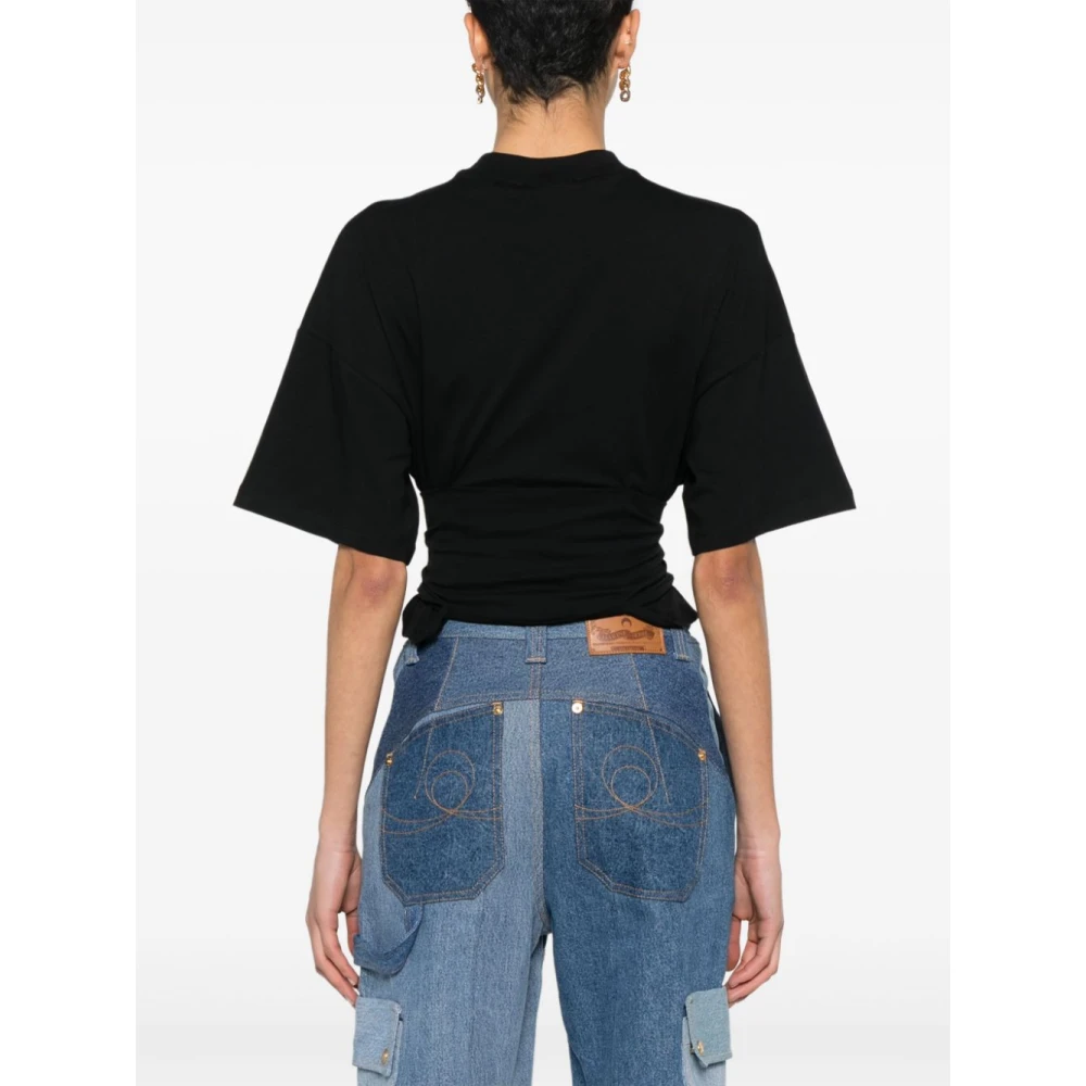 Versace Jeans Couture T-Shirts Black Dames