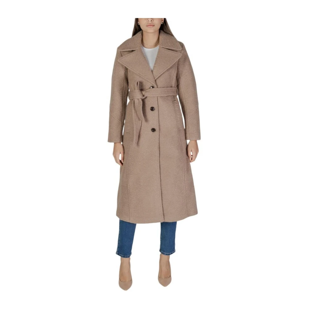 Vila Women's Beige Fall/Winter Polyester Jackets Collection