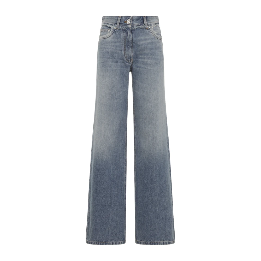 Versace Women's Blue Boyfriend Jeans - Wide Jeans - W27 - Jeans