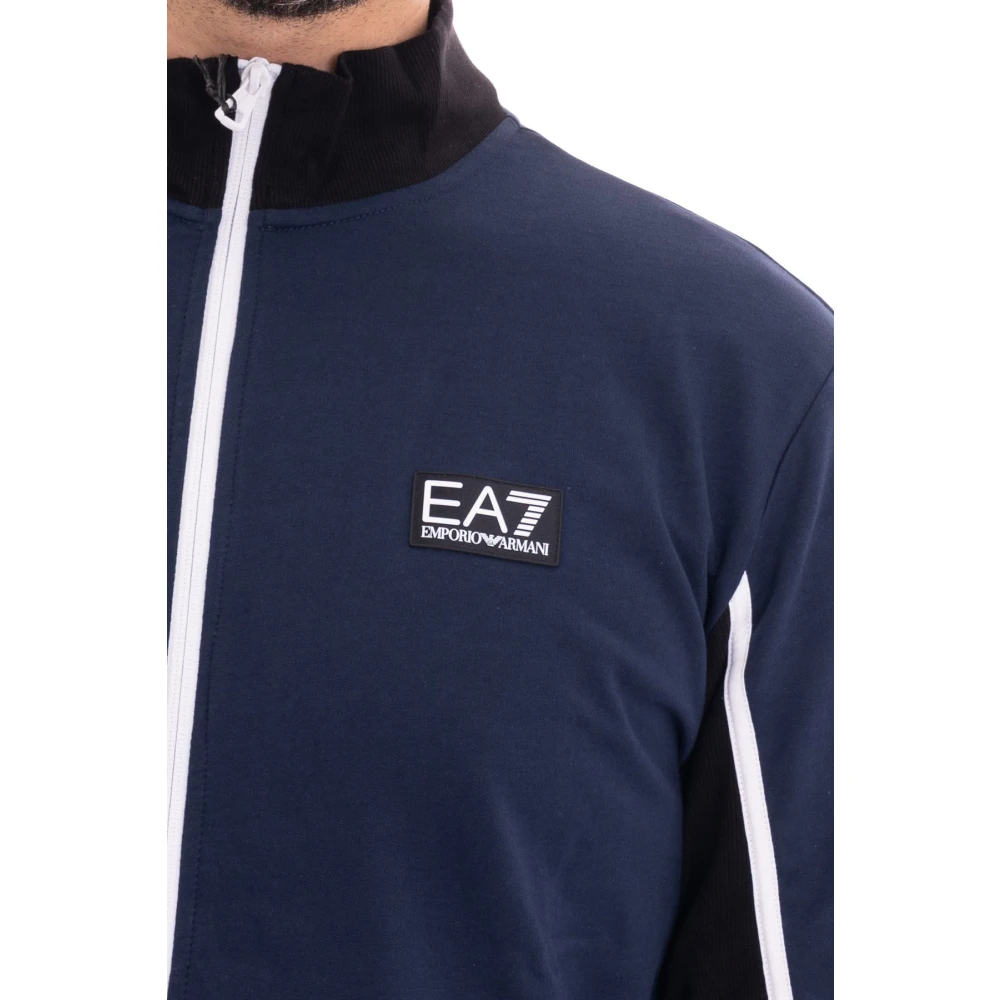 Emporio Armani EA7 Heren Tracksuit Blue Heren