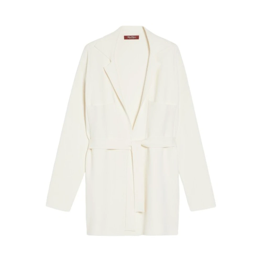 Max Mara Viscose cardigan met riem White Dames