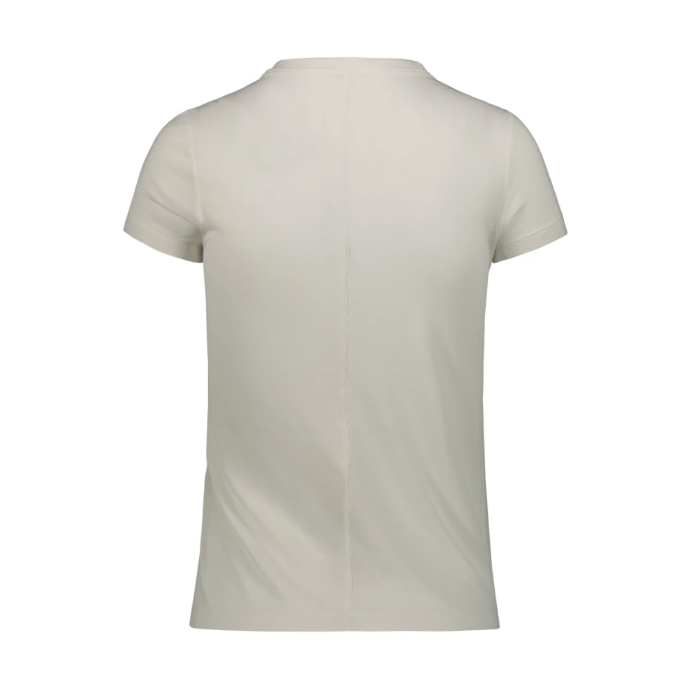 Rick Owens Stijlvolle Cropped Level T-Shirt White Dames