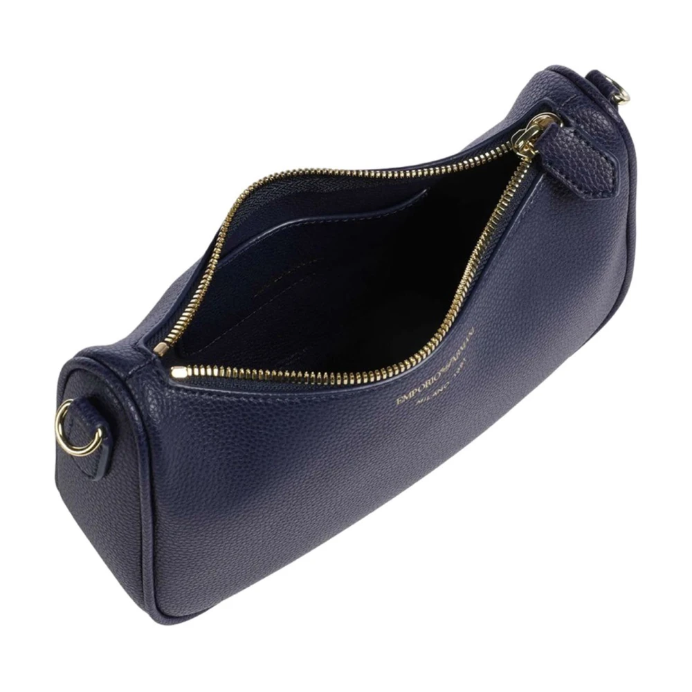 Giorgio Armani Blauwe Synthetische Dames Schoudertas Blue Dames