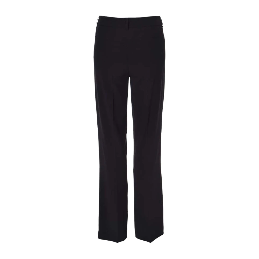 LUISA CERANO Hoge kwaliteit wijde broek 608502 1694 Black Dames