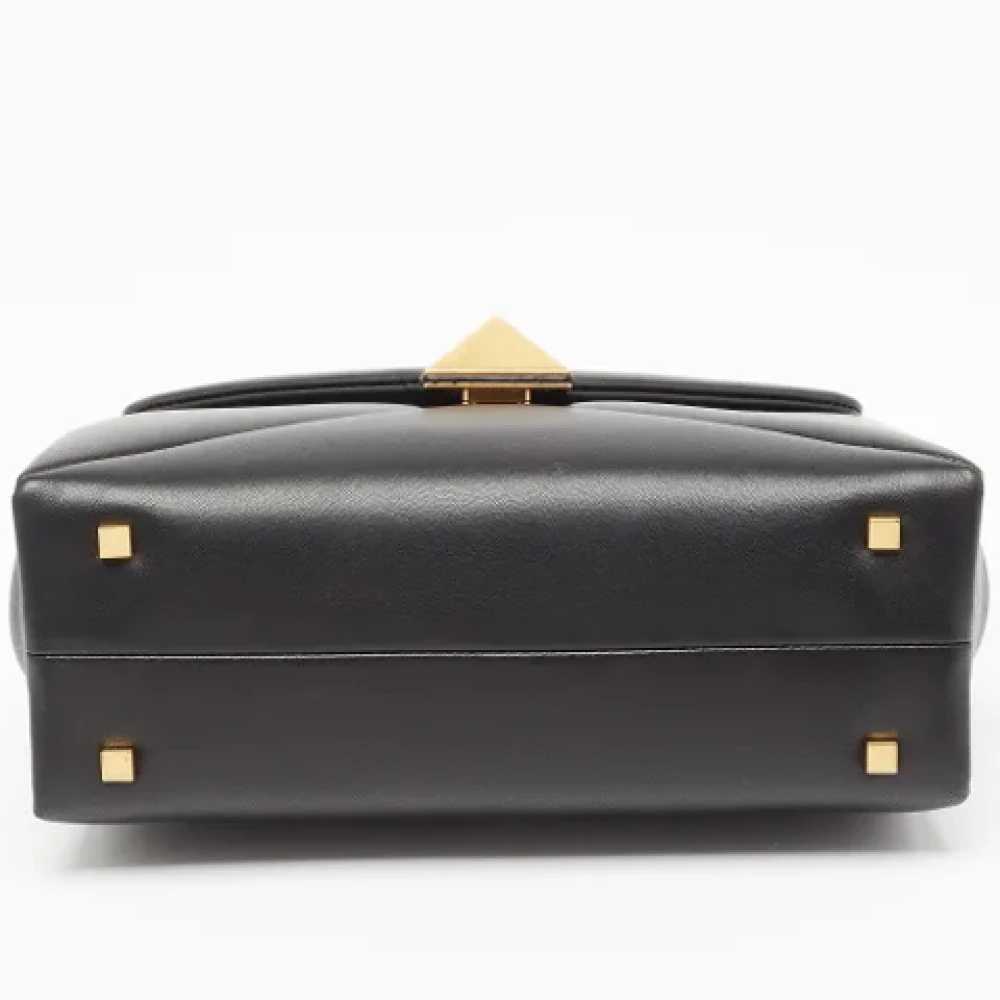 Valentino Vintage Pre-owned Leather handbags Black Dames